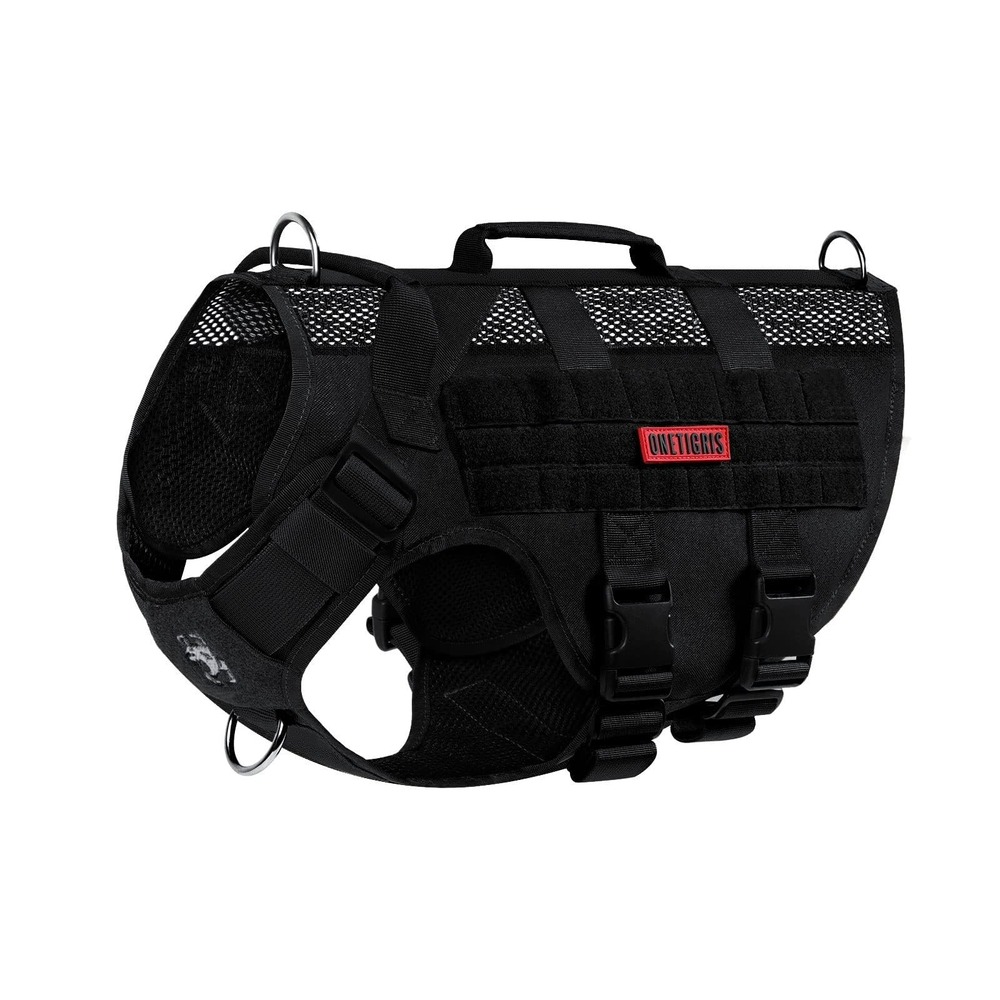 OneTigris Small Dog Harness No Pull Mesh Breathable Tactical Vest with Handles